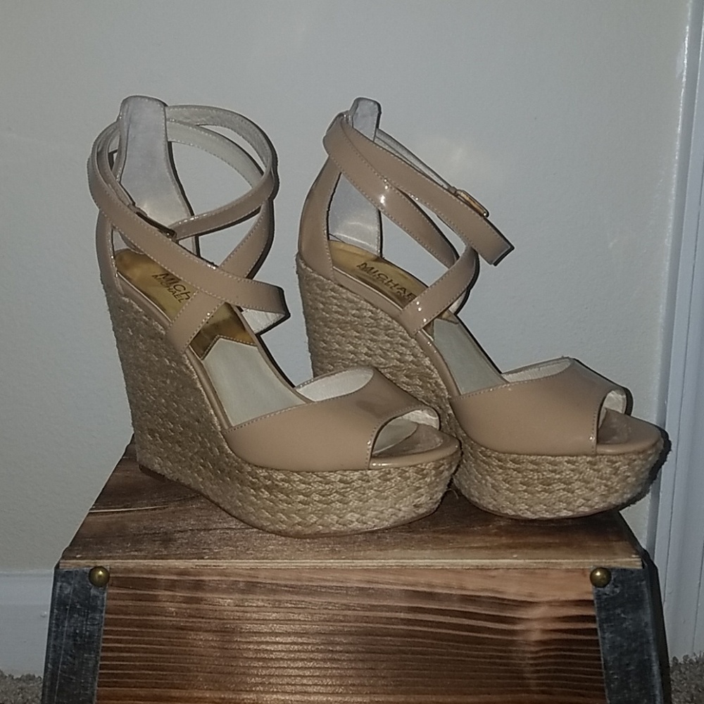 Michael Kors Nude Wedges